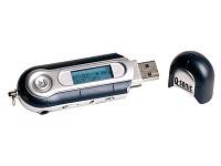Q-Sonic Mini-USB-MP3-Player/Voice-Recorder LCD-MP3 128 MB