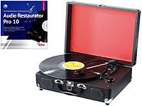 Q-Sonic Koffer-Plattenspieler und MP3-Recorder UPL-45.case + Software