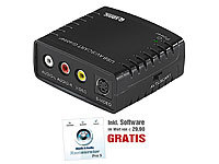Q-Sonic USB-Video-Grabber VG-310 zum Video-Digitalisieren; Audio-Digitalisierer 