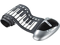 Q-Sonic Mobiles E-Piano "Roll-Up & Go" mit Drums, Rhythmen und Übungsmodus