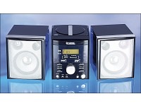 Q-Sonic MP3/CD/FM Mini-Anlage "Black Velvet" mit USB/SD/MMC