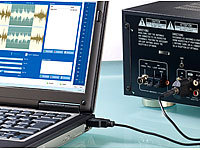 ; USB-Plattenspieler mit Kassetten-Deck 