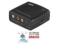 Q-Sonic USB-Video-Grabber VG-310 zum Video-Digitalisieren; USB-Plattenspieler mit Kassetten-Deck USB-Plattenspieler mit Kassetten-Deck USB-Plattenspieler mit Kassetten-Deck USB-Plattenspieler mit Kassetten-Deck 