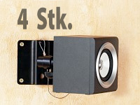 ; Boxenwandhalter, Boxen-WandhalterWandhalter für KompaktlautsprecherHeimkino HiFi-Speaker Wand-HalterUniversal Lautsprecherboxen Wand-Halter für HiFi-AnlagenLautsprecherhalterLautsprecherhalterungenHiFi-Boxen-HalterungenWandlautsprecher-Halter 