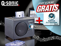 Q-Sonic USB-Kassettenspieler "DigiCube" (refurbished)