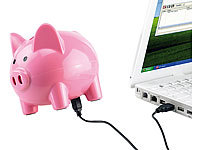 Q-Sonic MP3-Sparschwein mit USB-Anschluss; Geschenk-Spardosen, Taschengeld-SpardosenSpardosen für die Urlaubskasse  Geschenke MitbringselGeldspardosenKinderspardosenSparschweineGelddosen für GeldgeschenkeSpar-GeldkassettenReisekassen SparbüchsenGeldbüchsen 