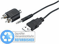 Q-Sonic; USB-Plattenspieler mit Kassetten-Deck 