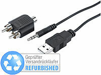 ; USB-Plattenspieler mit Kassetten-Deck USB-Plattenspieler mit Kassetten-Deck 