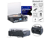 ; USB-Plattenspieler mit Kassetten-Deck USB-Plattenspieler mit Kassetten-Deck USB-Plattenspieler mit Kassetten-Deck 